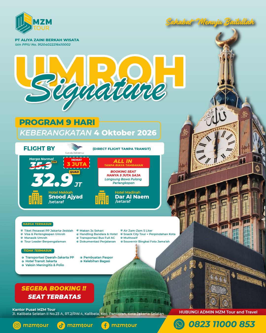 Umroh Signature 4 Oktober 2026